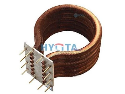 Copper Finned Tube Vacuum Furnace Heat Exchanger