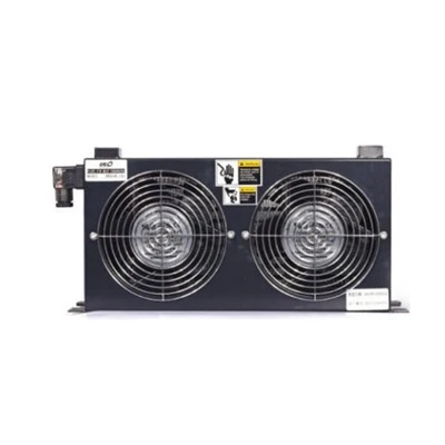 60L OEM Hydraulic Mini Air Cooler Air-Cooled Oil Radiator Plate-Fin Heat Exchanger With Electric Fan 12/24V 220/380V