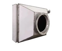 Heavy Duty Finned Copper Condenser Heat Exchanger Custom Dry Cooler Radiator For Oil Gas Refinery Process Cooling