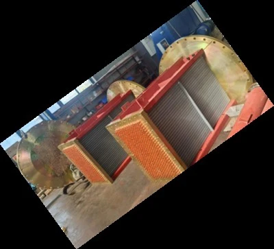 OEM ODM Customization Service Copper Air Cooler For Centrifuge Compressor Waste Heat Recovery Unit